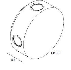 Delta Light - Wandleuchte Puk XL 4 Ausstellungsware