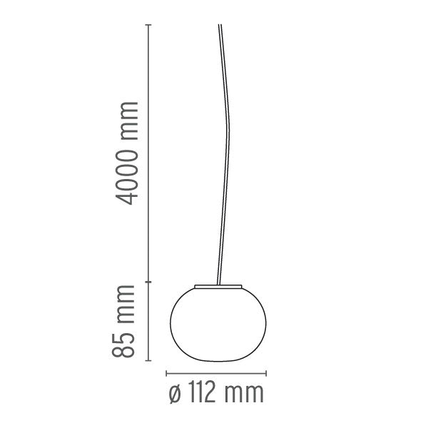 Flos - Pendelleuchte Mini Glo-Ball S