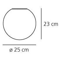 Artemide - Wand-/Deckenleuchte Dioscuri Parete Soffitto