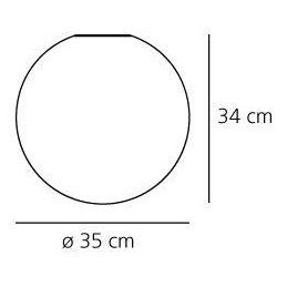 Artemide - Wand-/Deckenleuchte Dioscuri Parete Soffitto