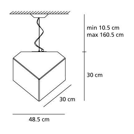 Artemide - Pendelleuchte Edge Sospensione 30