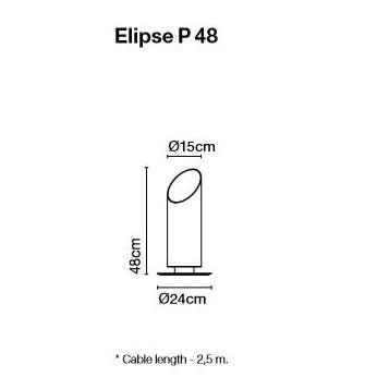 Marset - Bodenleuchte Elipse P48