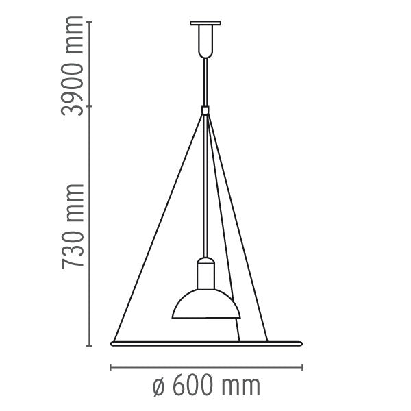 Flos - Pendelleuchte Frisbi