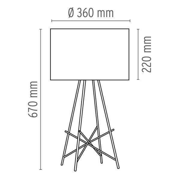 Flos - Tischleuchte Ray T