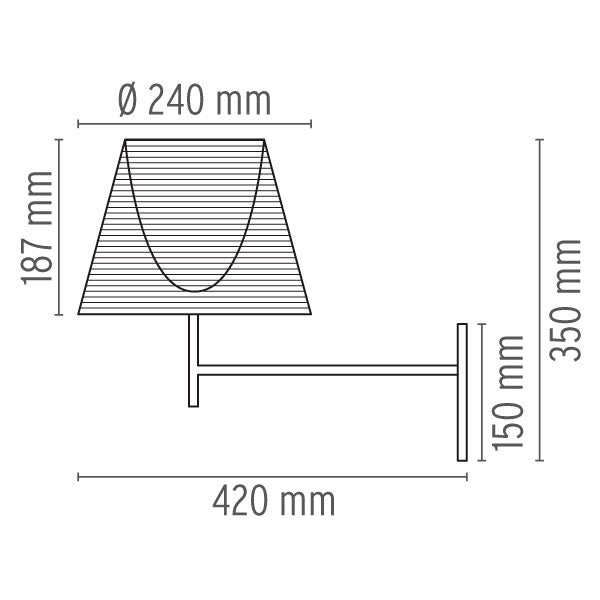 Flos - Wandleuchte Ktribe W
