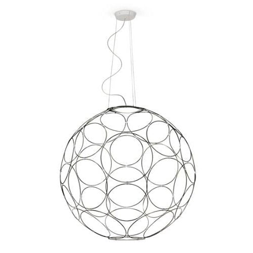 Fabbian - Pendelleuchte Giro Grande anthrazit