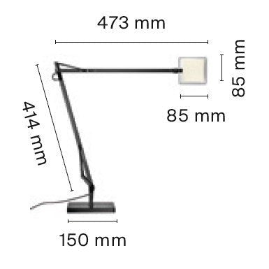 Flos - Tischleuchte Kelvin Edge Base