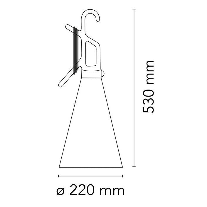 Flos - Tischleuchte May-Day Orange LED