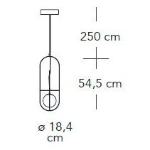 Fontana Arte - Pendelleuchte SETAREH