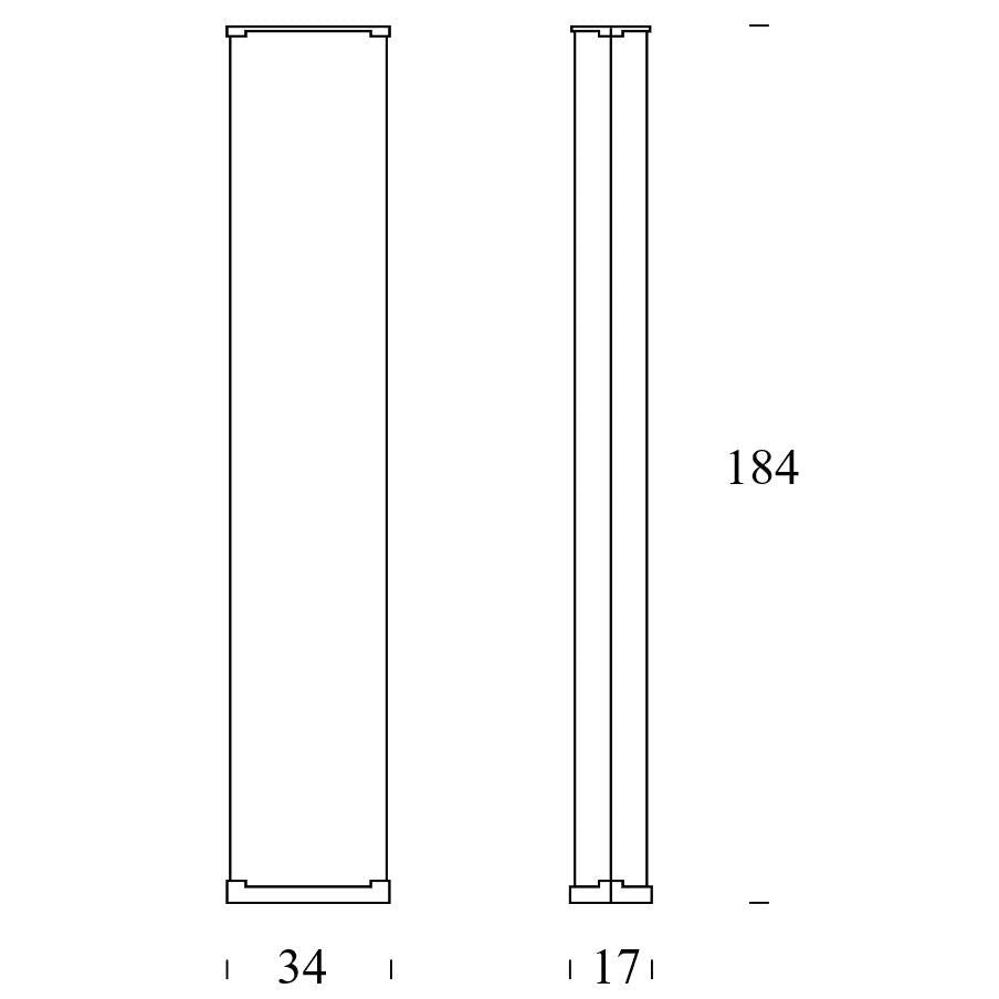 Fontana Arte - Stehleuchte Pirellone