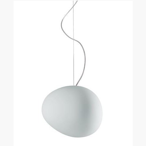 Foscarini - Pendelleuchte Gregg grande grafite/weiß