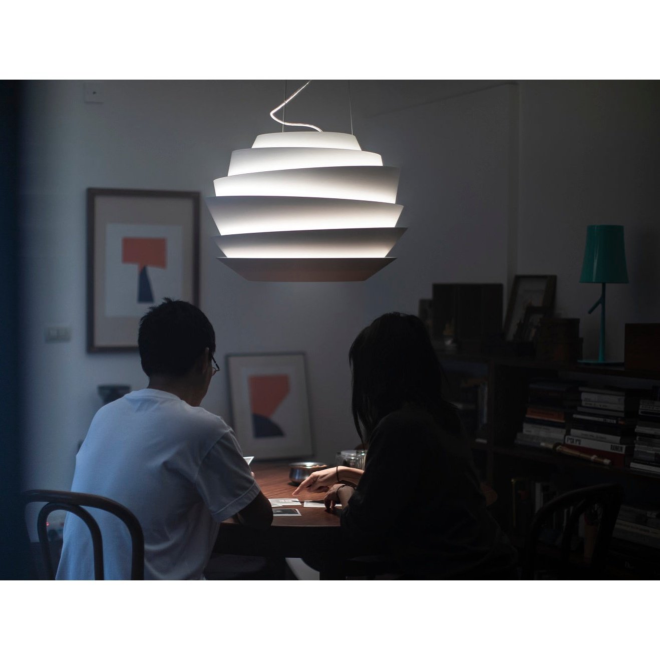 Foscarini - Hängeleuchte Le Soleil, Weiß
