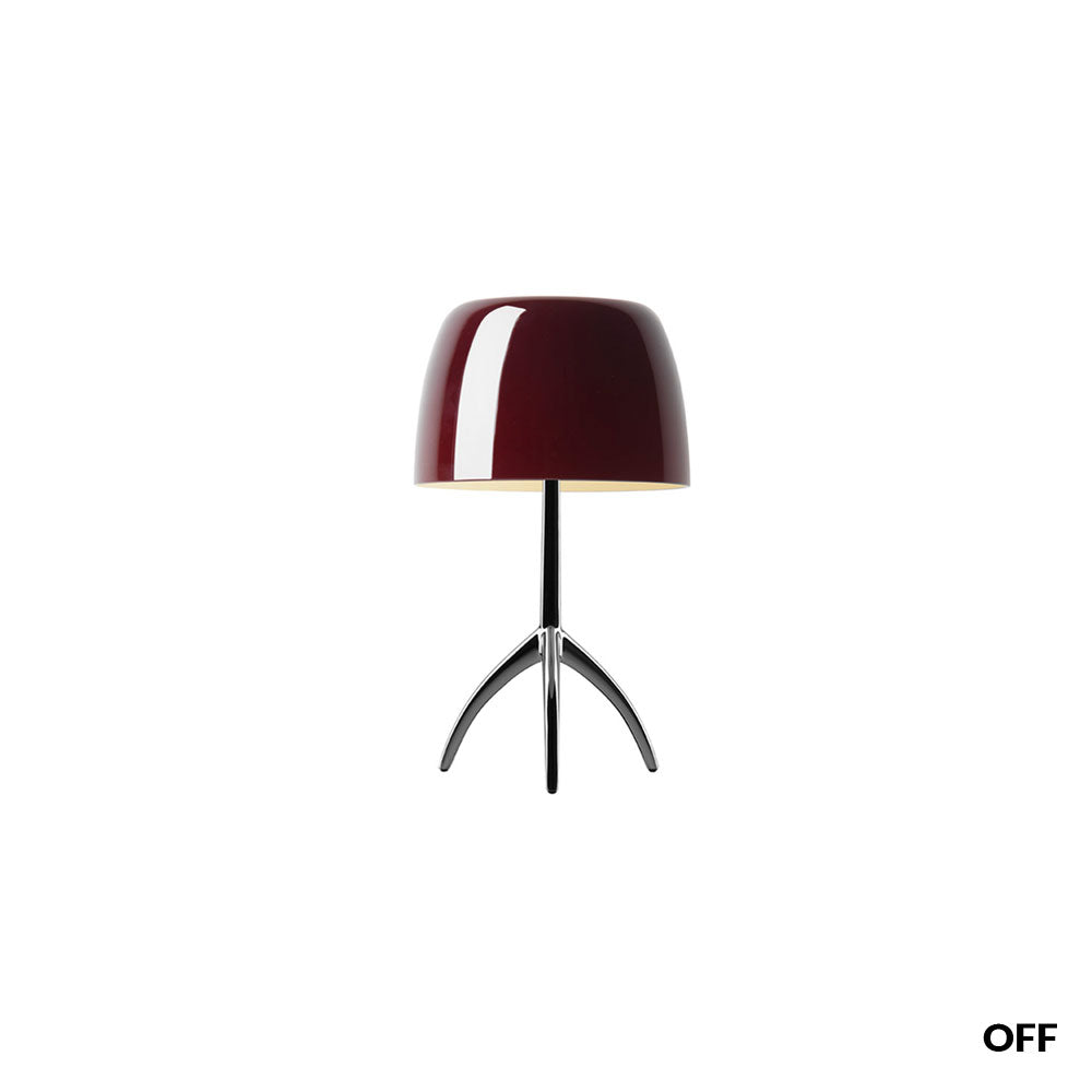 Foscarini - Tischleuchte Lumiere Piccola Tavolo Chrom Schwarz