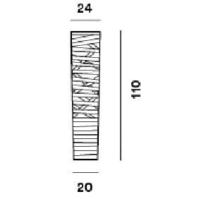 Foscarini - Stehleuchte Tress Media weiß