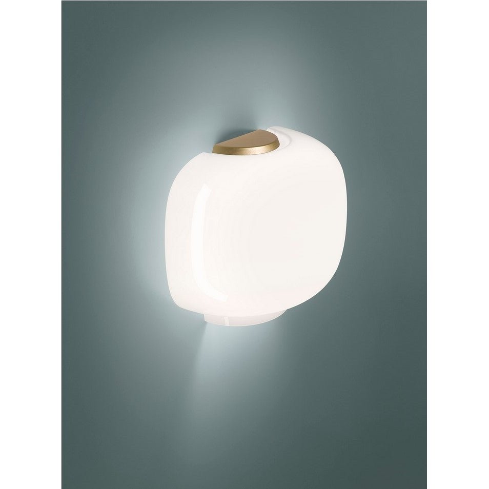 Foscarini - Wandleuchte Chouchin 3 Semi Oro Bianco