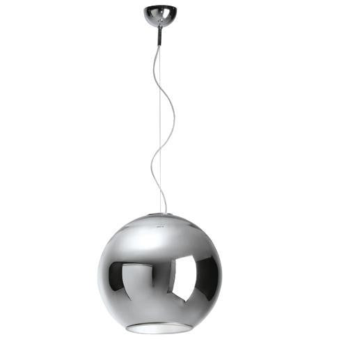 Fontana Arte - Pendelleuchte GLOBO DI LUCE Chrom