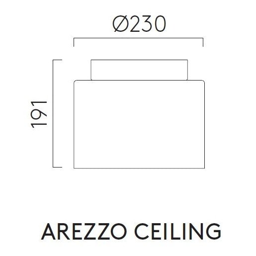 illumina - Deckenleuchte Arezzo chrom