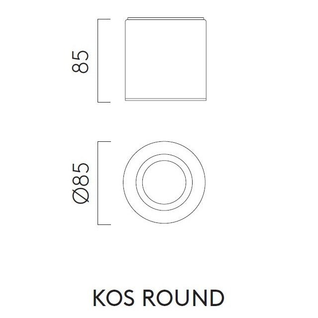 illumina - Deckenleuchte Kos II Chrom LED