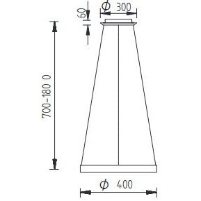 Knapstein Germany - Pendelleuchte Sara-40 Schwarz LED