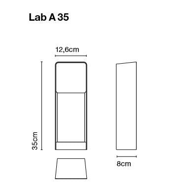 Marset - Wandleuchte Lab A 35