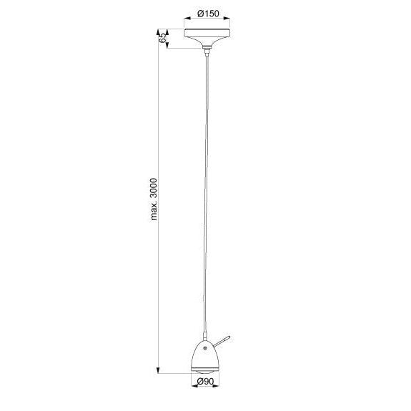 less'n'more - Pendelleuchte Ylux