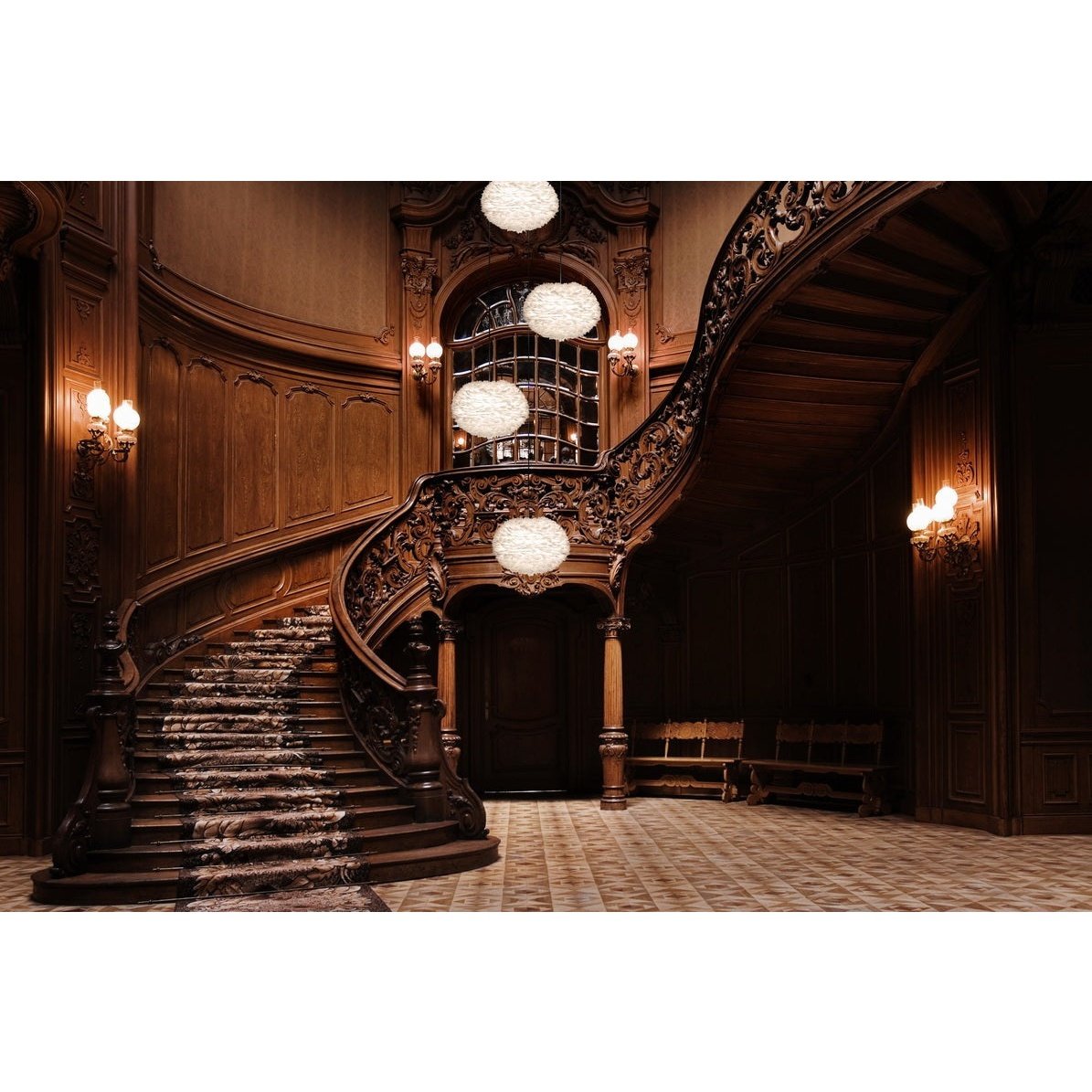 UMAGE - Pendelleuchte Eos Gänsefedern weiß