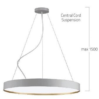 Lightnet - Pendelleuchte BASIC DECO P3 weiß-kupfer 800mm