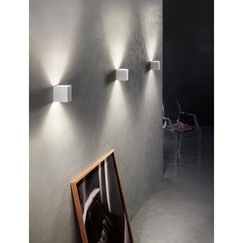 Lodes - Wandleuchte Laser 10x10 LED mattweiß