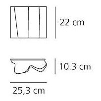 Artemide - Wandleuchte Logico Parete