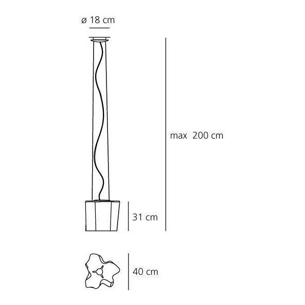 Artemide - Pendelleuchte Logico Sospensione