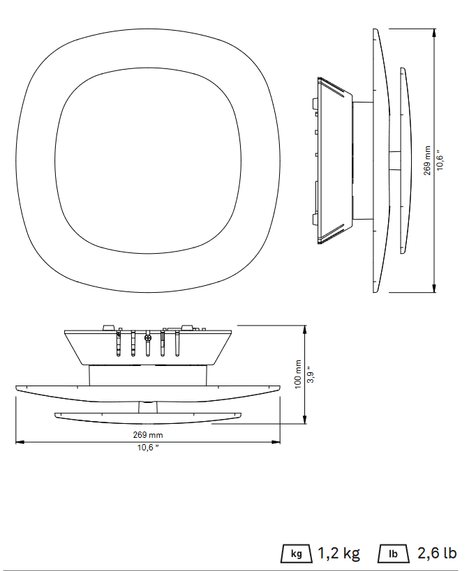 Luceplan - Wandleuchte Luthien