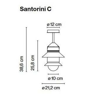 Marset - Deckenleuchte Santorini C