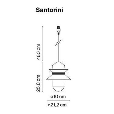 Marset - Pendelleuchte Santorini