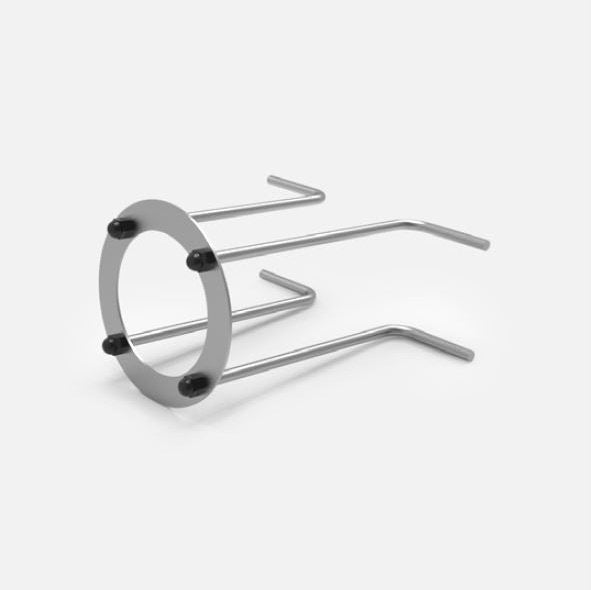 Marset - Bodenbefestigung Edelstahl für Mastleuchte Ginger