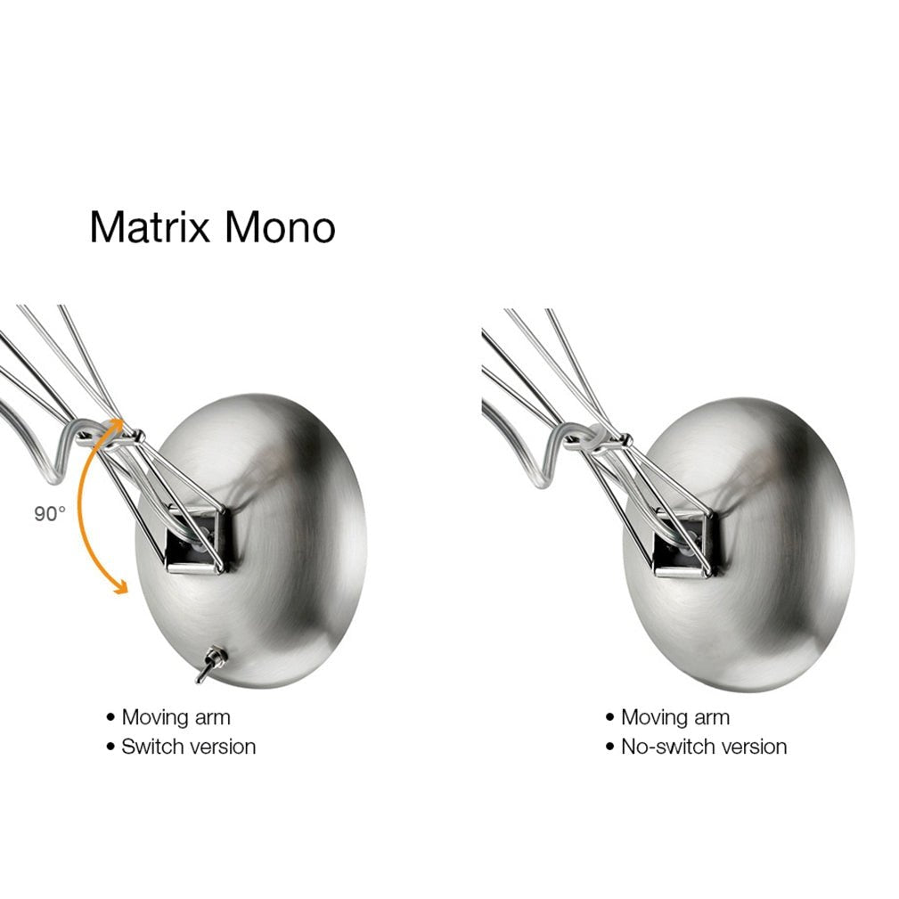 Lumina Italia - Wandleuchte Matrix Mono I Vernickelt