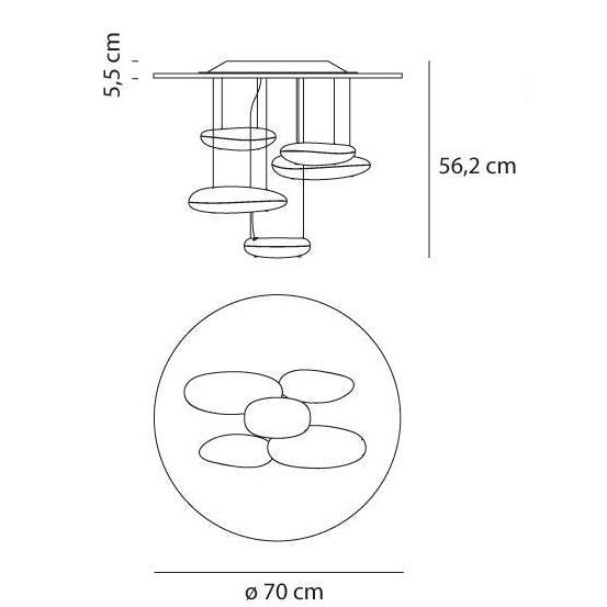 Artemide - Deckenleuchte Mercury Soffitto