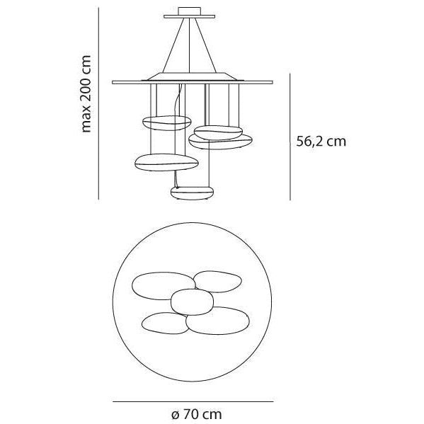 Artemide - Pendelleuchte Mercury Sospensione