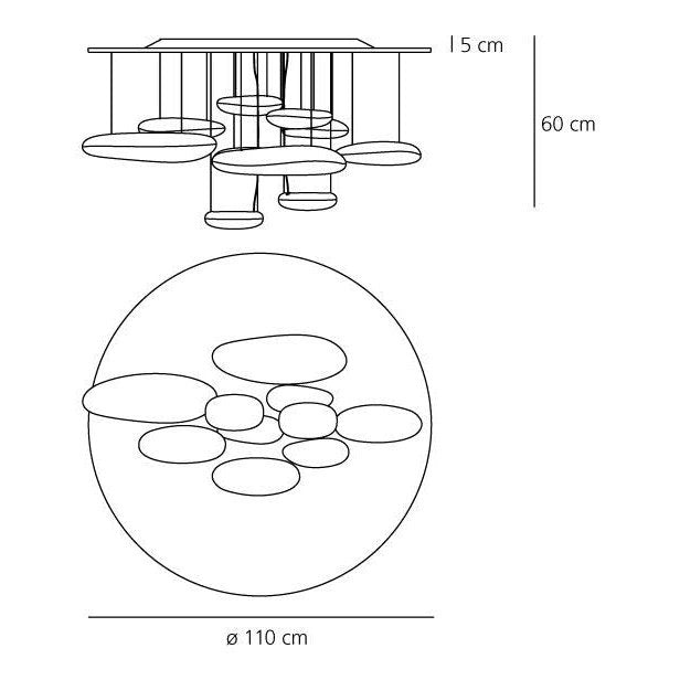 Artemide - Deckenleuchte Mercury Soffitto