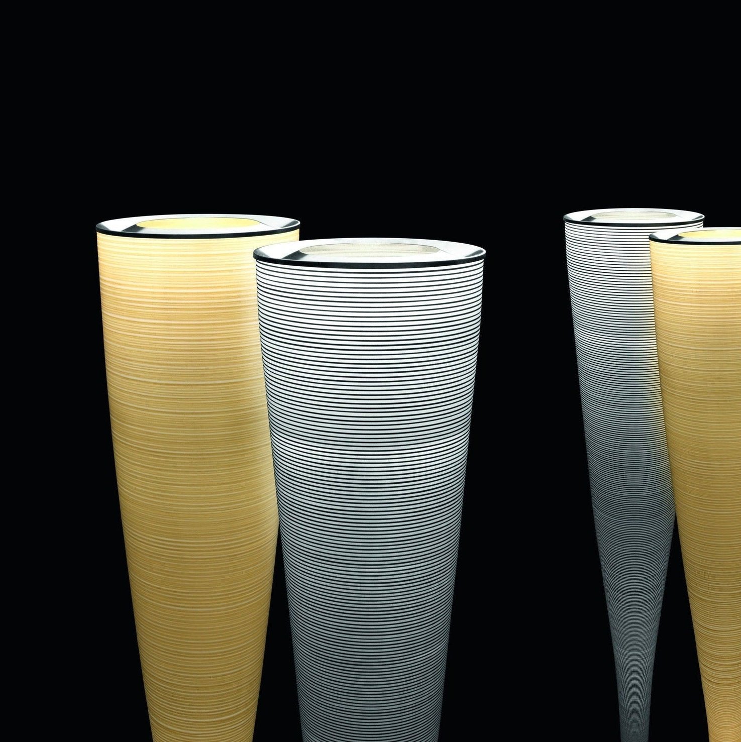 Foscarini - LED Stehleuchte Mite nero