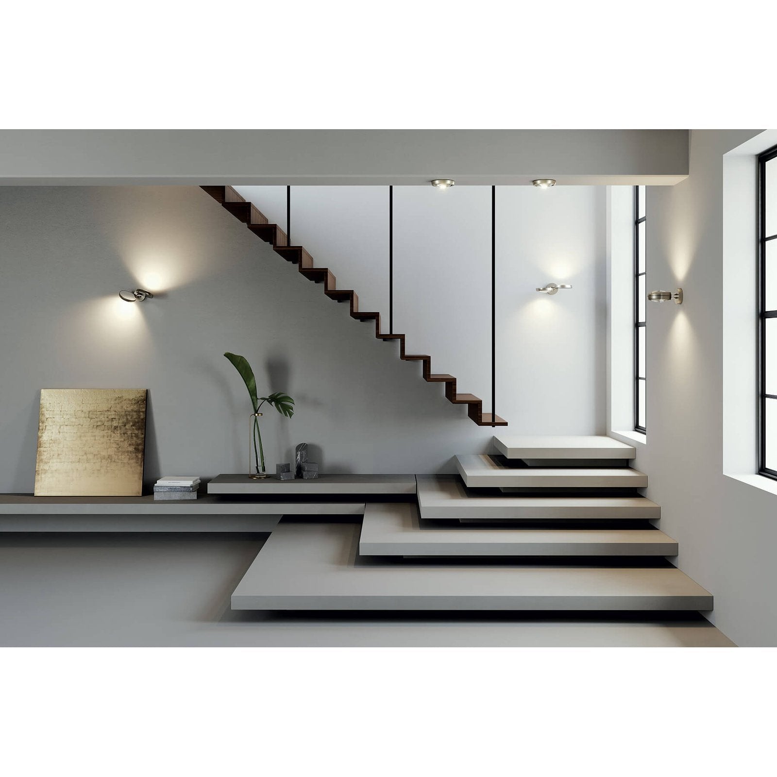 Lodes - Wandleuchte Nautilus chrom LED 2x12W 2700K