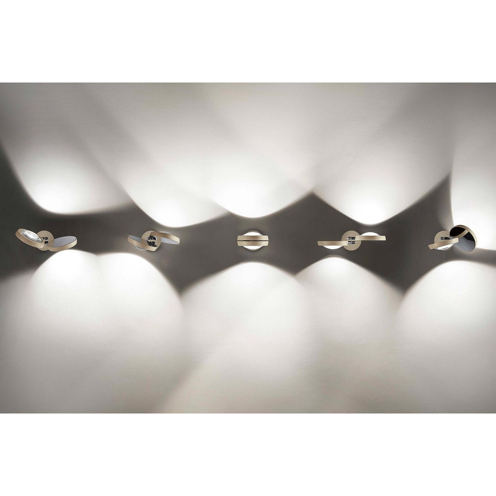 Lodes - Wandleuchte Nautilus chrom LED 2x12W 2700K