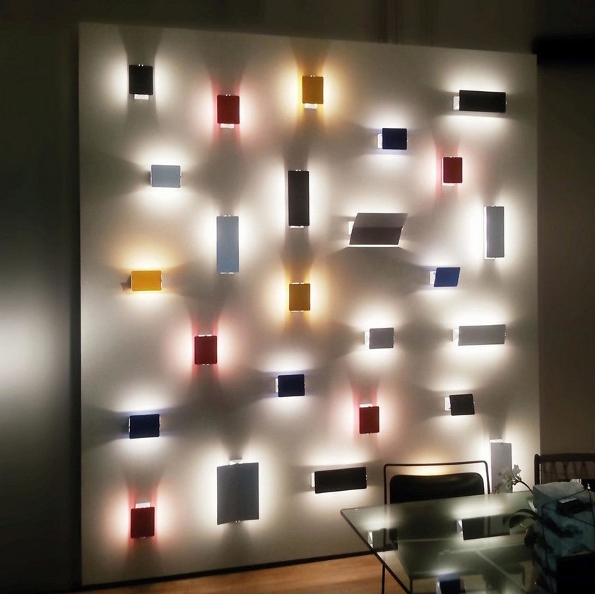 Nemo - Wandleuchte Plié natur eloxiert E14