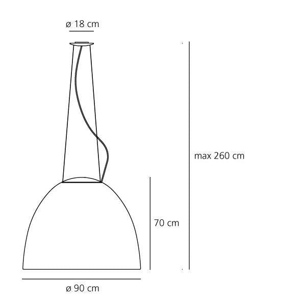 Artemide - Pendelleuchte Nur