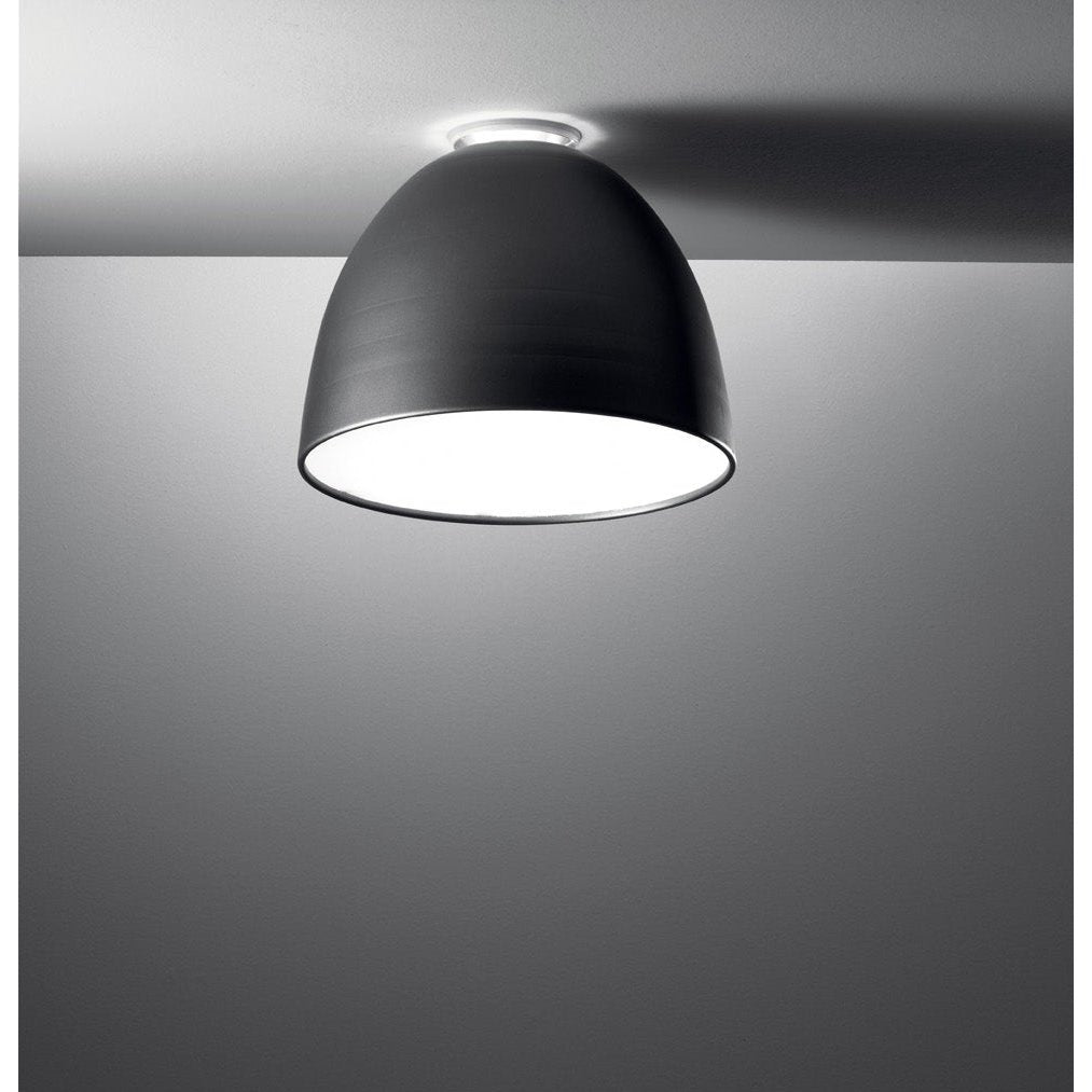 Artemide - Deckenleuchte Nur Mini Soffitto Halo Anthrazitgrau