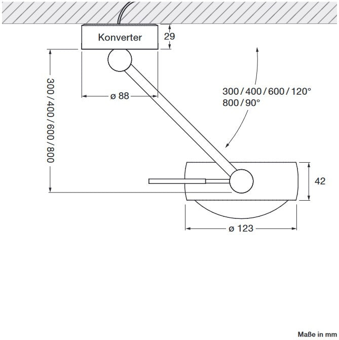 Occhio - Deckenleuchte Sento soffitto singolo 30 up E phantom LED