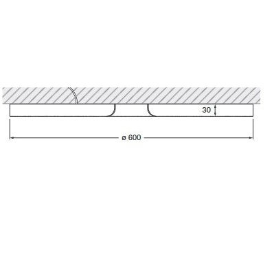Occhio - Deckenleuchte Mito soffitto 60 LED