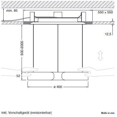 Occhio - Pendelleuchte Mito sospeso 40 var up LED Dali dim. phantom