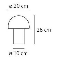 Artemide - Tischleuchte Onfale Tavolo