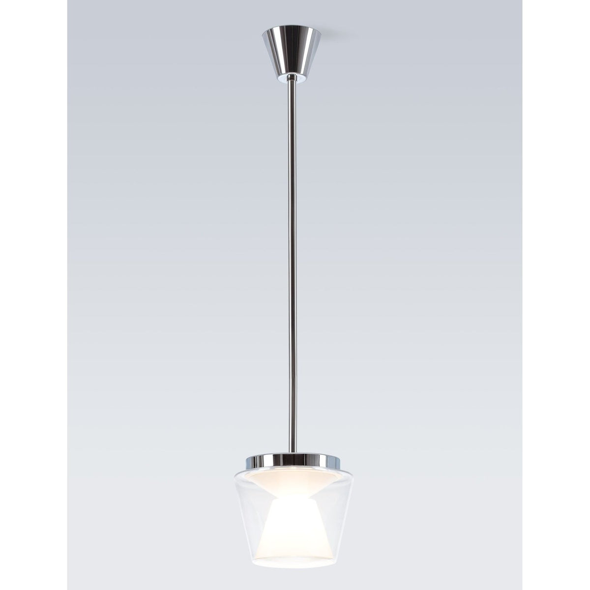 Serien Lighting - Pendelleuchte Annex L Klar/Alu verchromt