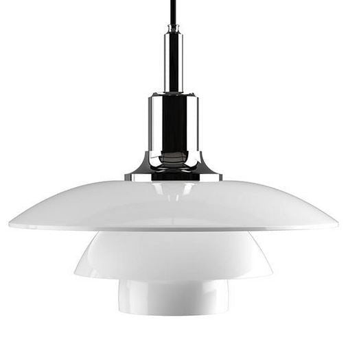 Louis Poulsen - Pendelleuchte PH 3 1/2 - 3 Hochglanzverchromt